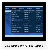 Javascript Dhtml Tab Script Sliding Horizontal Menus Javascript