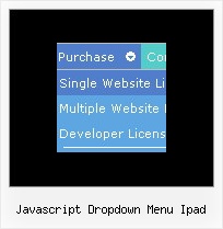 Javascript Dropdown Menu Ipad Cool Html Example