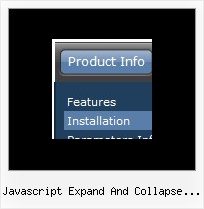 Javascript Expand And Collapse Menu Html Menu Bar