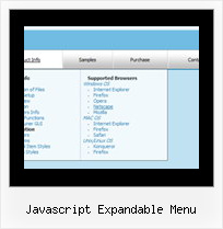 Javascript Expandable Menu Popup Menus Javascript