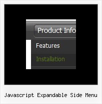 Javascript Expandable Side Menu Css Live Examples