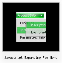 Javascript Expanding Faq Menu Dhtml Menu Dinamici