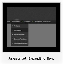 Javascript Expanding Menu Dinamic Dhtml