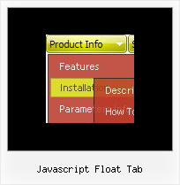Javascript Float Tab How To Create A Drop Down Menu In Dhtml
