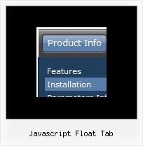 Javascript Float Tab Website Tab Navigation Example