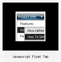 Javascript Float Tab Css Position Navigation Bar