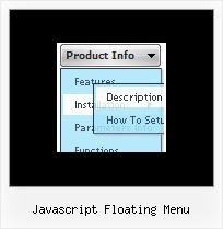 Javascript Floating Menu Javascript Dhtml