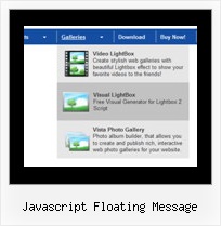 Javascript Floating Message Expanding Side Menu Templates