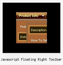 Javascript Floating Right Toolbar Navigation Bar