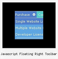 Javascript Floating Right Toolbar Java Dynamic
