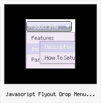 Javascript Flyout Drop Menu Zencart Web Page Menu Bar Software
