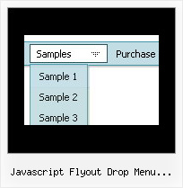 Javascript Flyout Drop Menu Zencart Slide Down Menu