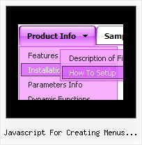Javascript For Creating Menus Submenus Web Navigation Menu Examples
