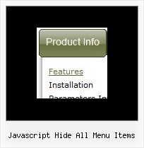 Javascript Hide All Menu Items Creating Sliding Menus