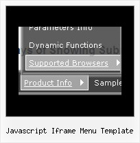 Javascript Iframe Menu Template Javascript Select Dhtml