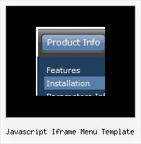 Javascript Iframe Menu Template Slide Menu