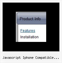 Javascript Iphone Compatible Dropdown Menu Drop Down Navigation Bar Code