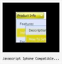 Javascript Iphone Compatible Dropdown Menu Download Sample Navigation Bar