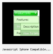 Javascript Iphone Compatible Dropdown Menu Javascript Disable Navigation