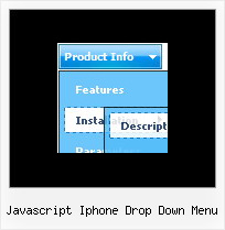 Javascript Iphone Drop Down Menu Tree Menus