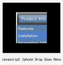 Javascript Iphone Drop Down Menu Sliding Onmouseover Menu
