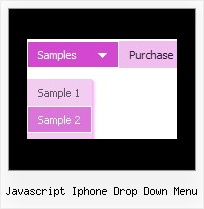 Javascript Iphone Drop Down Menu Tree Menu Sample