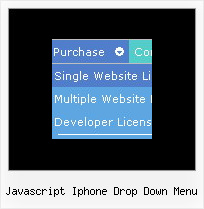 Javascript Iphone Drop Down Menu Drop Down Horizontal Menu