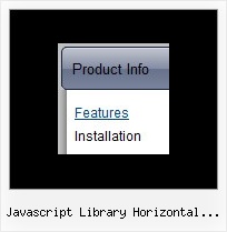 Javascript Library Horizontal Menubar Java Script Horizontal Navigation