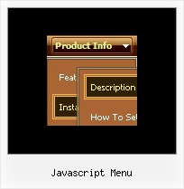 Javascript Menu Creating Horizontal Dropdown Menus