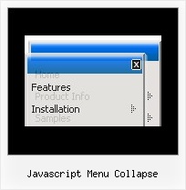 Javascript Menu Collapse Expandable Navigation Javascript