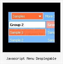 Javascript Menu Desplegable Rollover Popup Menu Script