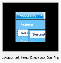 Javascript Menu Dinamico Con Php Tutorial Horizontal Menu Dhtml