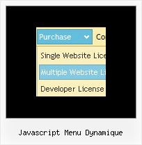Javascript Menu Dynamique Collapsible Menu Example