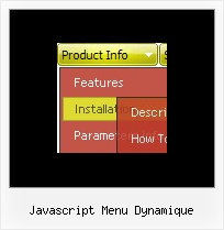 Javascript Menu Dynamique Drop Down Menu Netscape