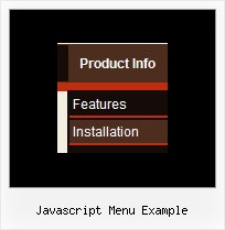 Javascript Menu Example Simple Html Menu Page