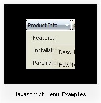 Javascript Menu Examples Vertical Menu Sliding