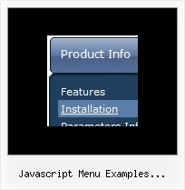 Javascript Menu Examples Collapsible Horizontal Navigation Bar Horizontal