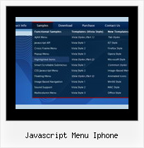 Javascript Menu Iphone Cool Djavascript