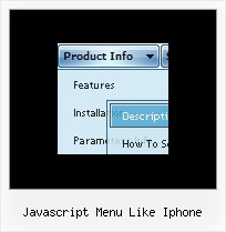 Javascript Menu Like Iphone Visual Menu Maker