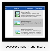Javascript Menu Right Expand Menu Desplegable Java Toolbar