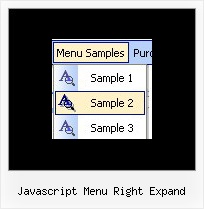 Javascript Menu Right Expand Dhtml Tabbed Menus