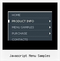 Javascript Menu Samples Floating Drop Down Menus Javascript