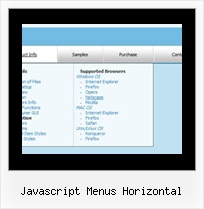 Javascript Menus Horizontal Menu Scroll Html