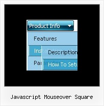 Javascript Mouseover Square Menus Desplegables En Un Top Frame
