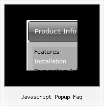Javascript Popup Faq Menu Bar Generator