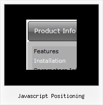 Javascript Positioning Javascript Pulldown Menus