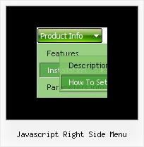 Javascript Right Side Menu Html Expandable Menu