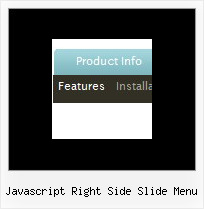 Javascript Right Side Slide Menu Javascript Animated Menu