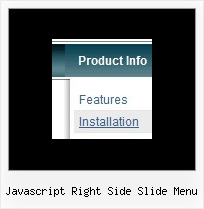 Javascript Right Side Slide Menu Java Script Dropdown Menu Creation