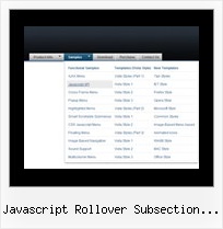 Javascript Rollover Subsection Menu Download Menu Bar Icons